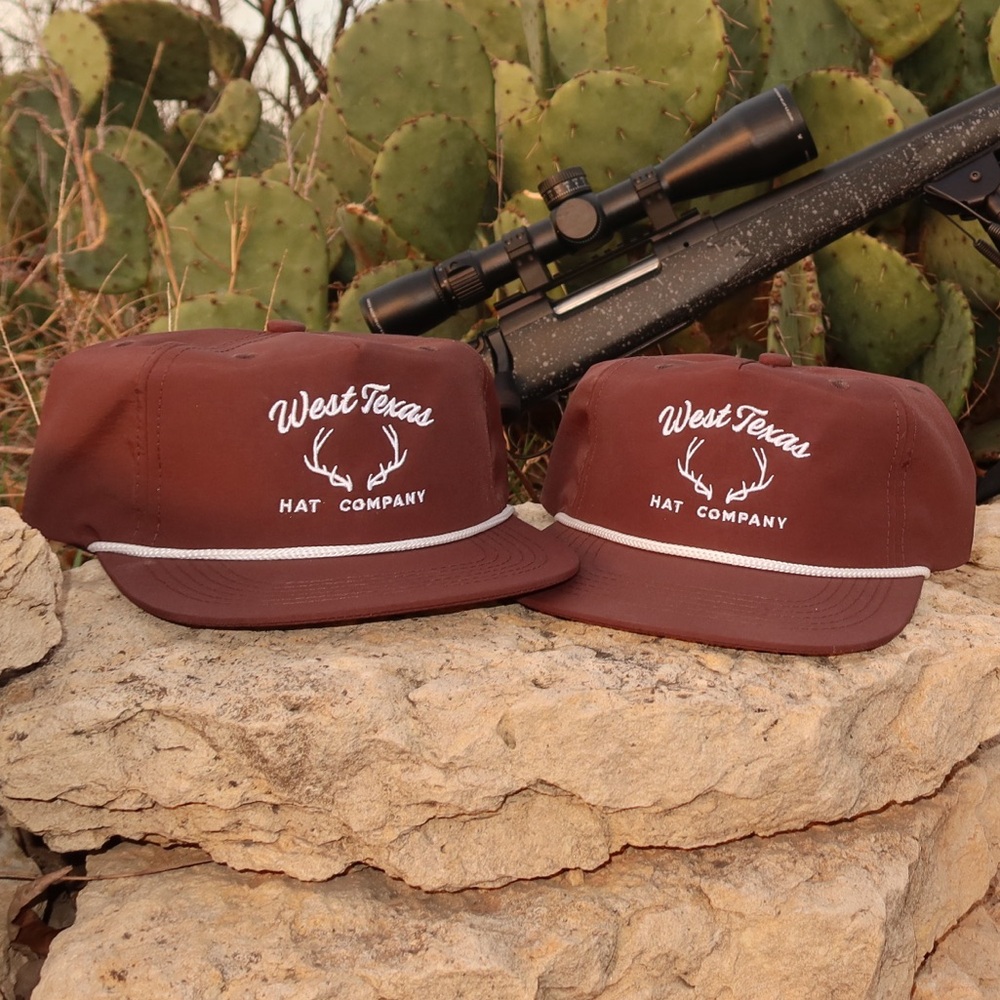 West Texas Hat Company Brown Rope Hat, SnapBack